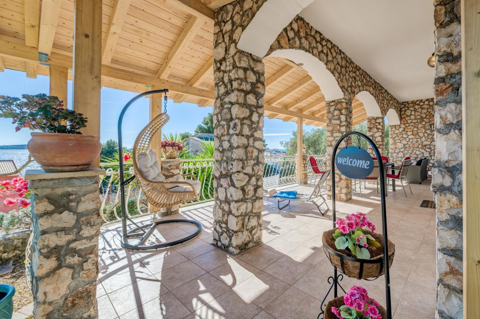 Blue Paradise Apartman 2 Sevid Kültér fotó
