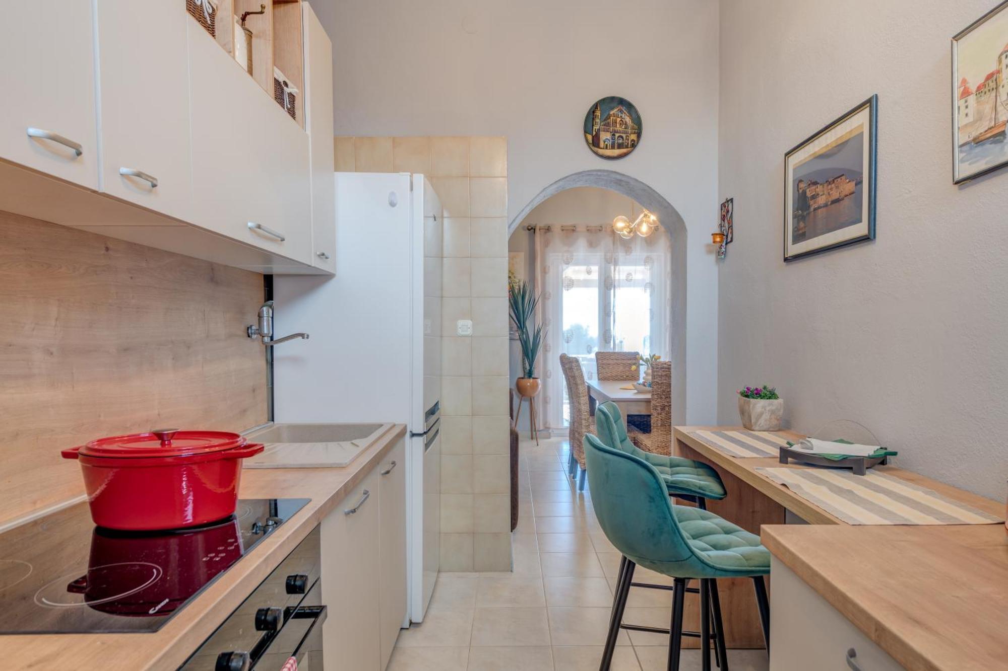 Blue Paradise Apartman 2 Sevid Kültér fotó