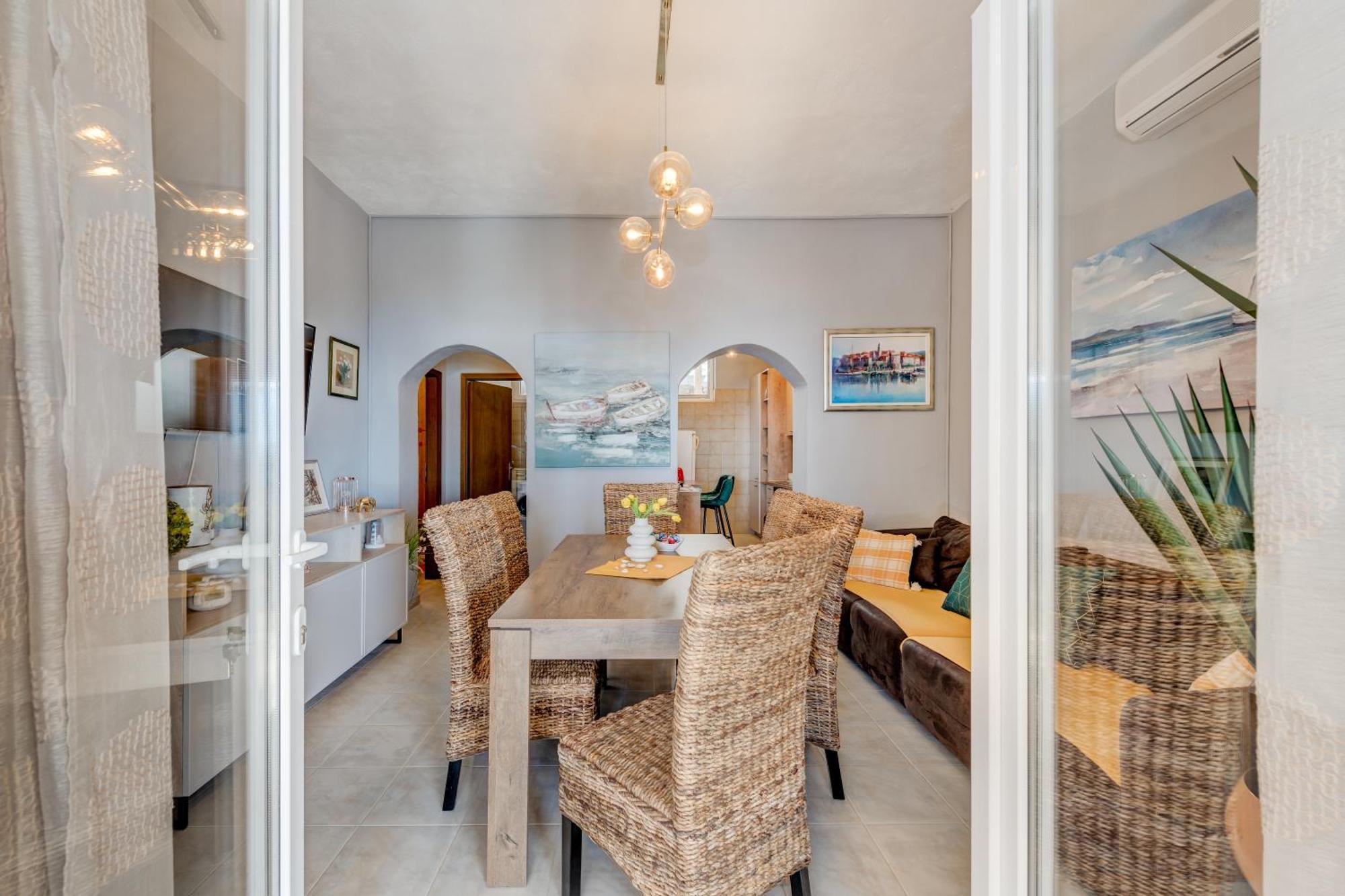 Blue Paradise Apartman 2 Sevid Kültér fotó